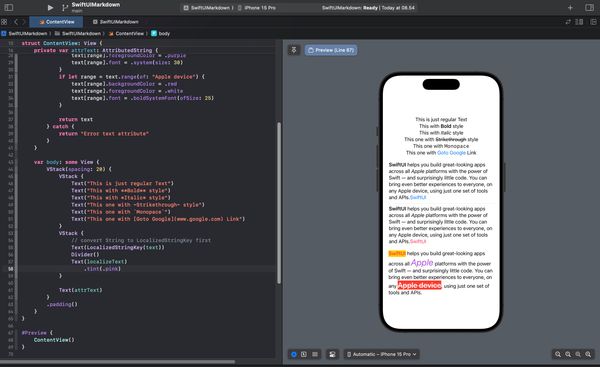 Displaying Markdown in SwiftUI: A Step-by-Step Tutorial